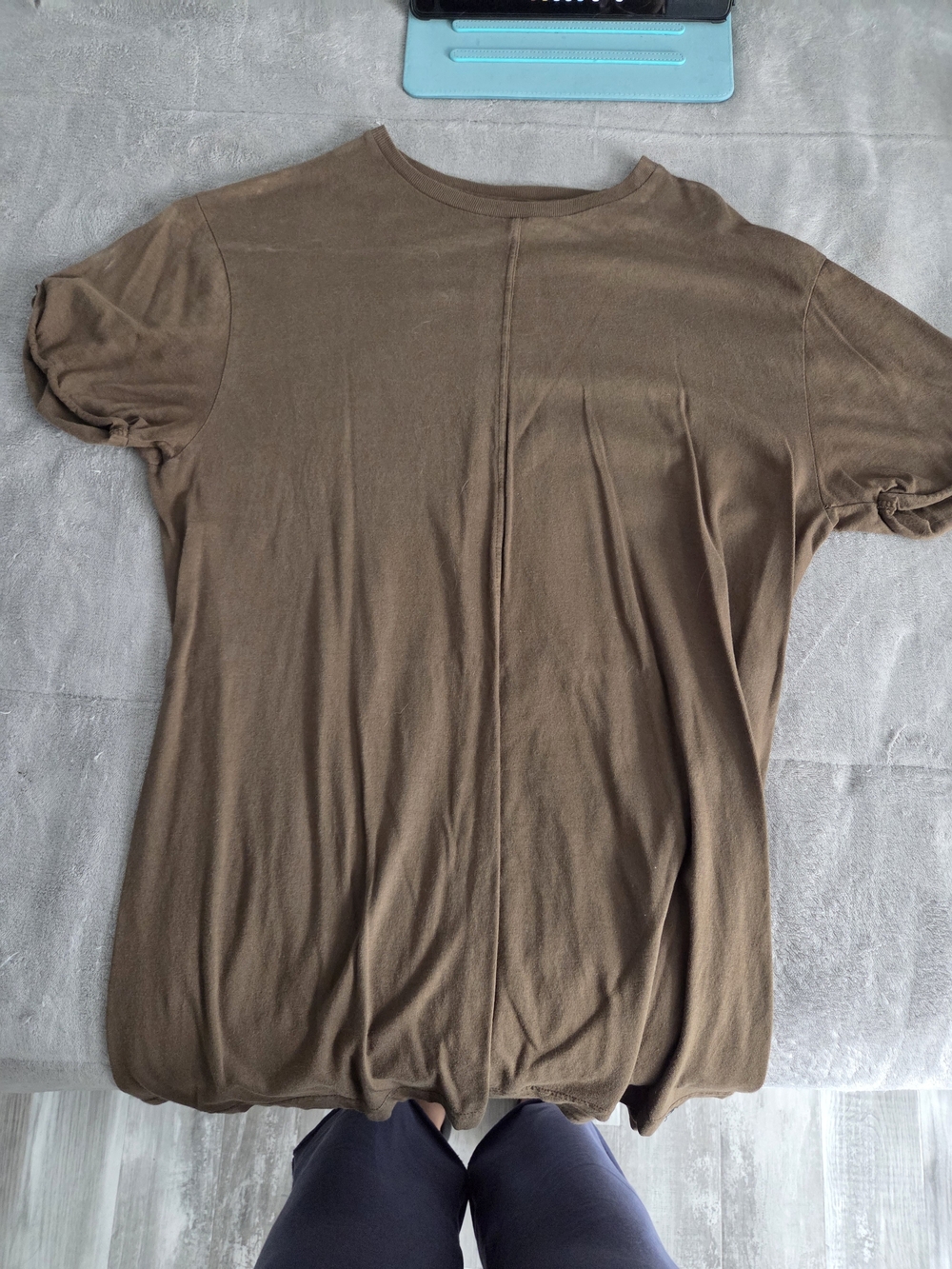 Urban Outfitters Brown Short-Sleeve Crewneck Tee